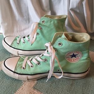 Mint Converse High Top