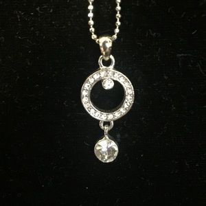 Cookie Lee: circle diamond pendant