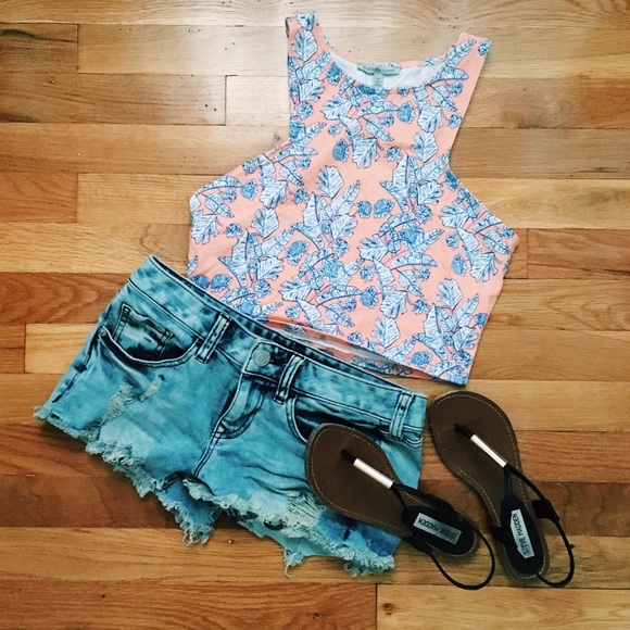 Floral Crop Top