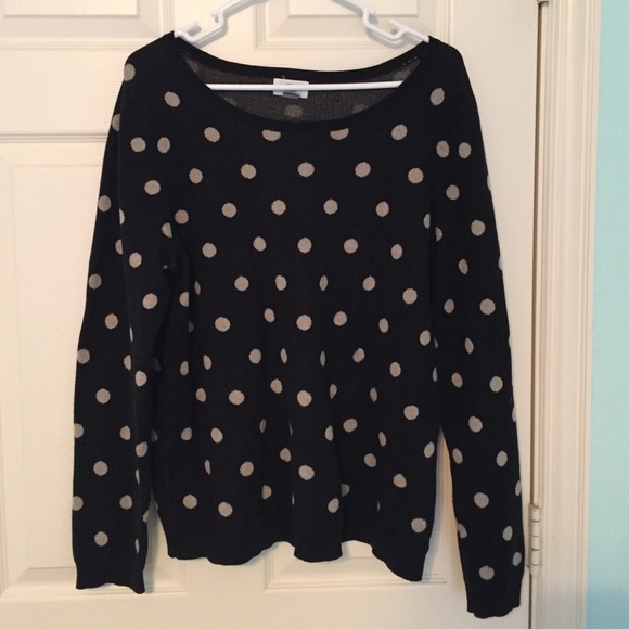 Polka dot sweater