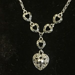 Cookie Lee: multiple heart necklace