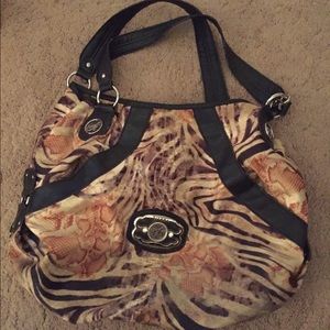 Animal print purse