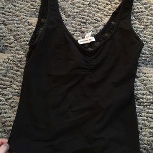 Black tank top one piece