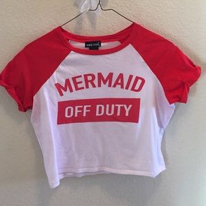 Mermaid crop top