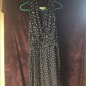 Navy halter dress