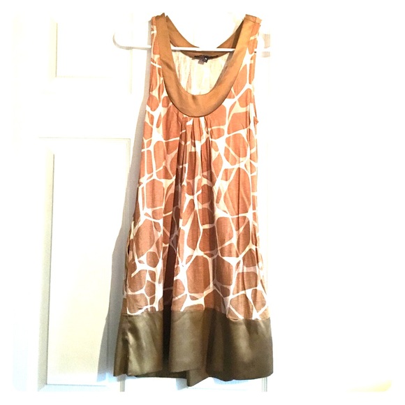 Express- little gold dress