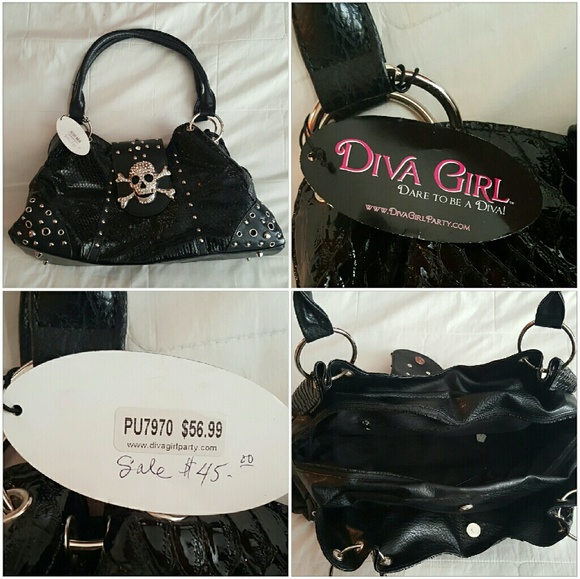 Black Skull purse