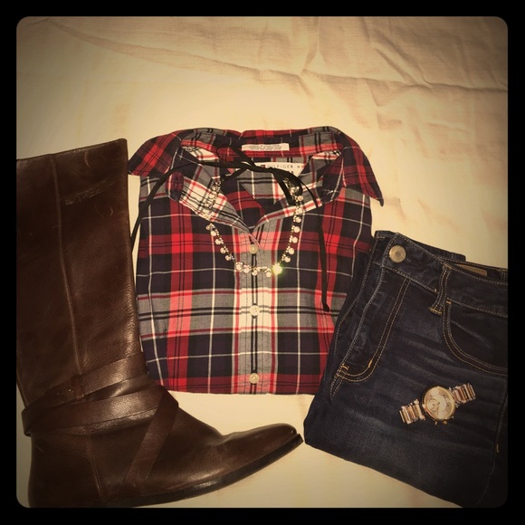 Tommy Hilfiger Plaid Flannel Shirt