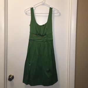 Green mini dress, perfect for St. Patty's Day!