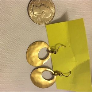 Kenneth Cole gold loop earrings