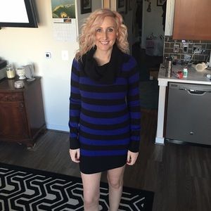 French Connection Cowl Neck Sweater Dress