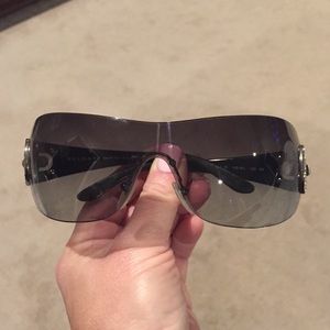 Black Bulgari Singlasses.