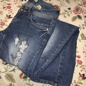 Paris Blues Boot Cut Distressed Jeans 👖