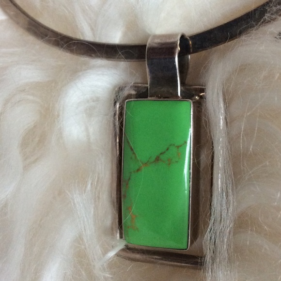 925 silver choker and pendant - Picture 2 of 4