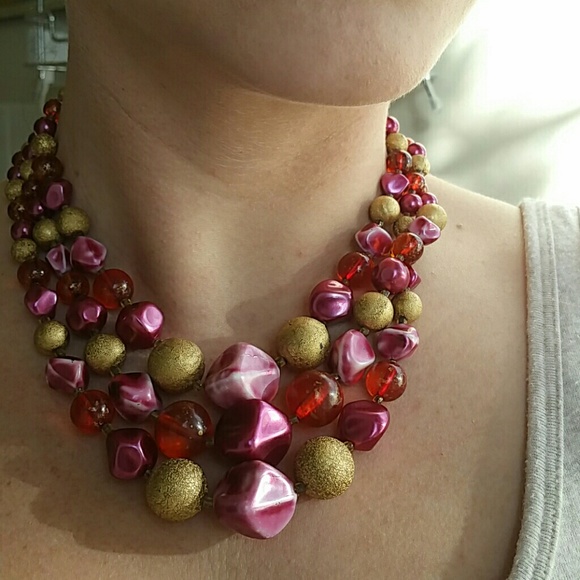 Vintage Beaded Necklace - Picture 1 of 4