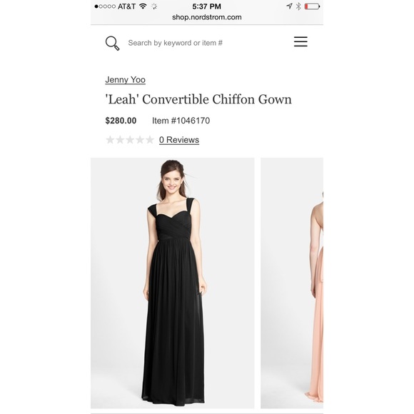 Jenny Yoo Leah convertible dress