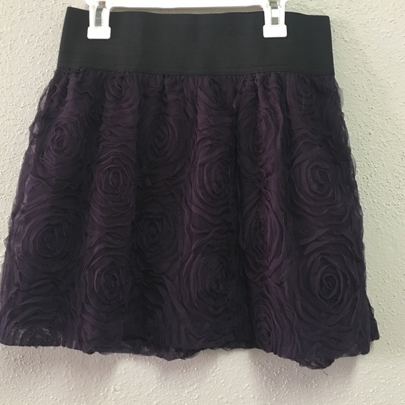 Dark purple skirt