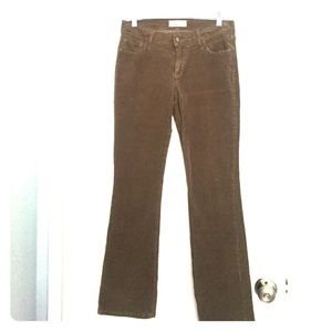 Old Navy Olive Stretch Bootcut Corduroy Pants