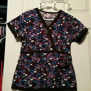 Koi scrub top