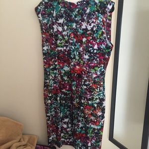 Forever 21+ Plus Size Abstract Watercolor Dress
