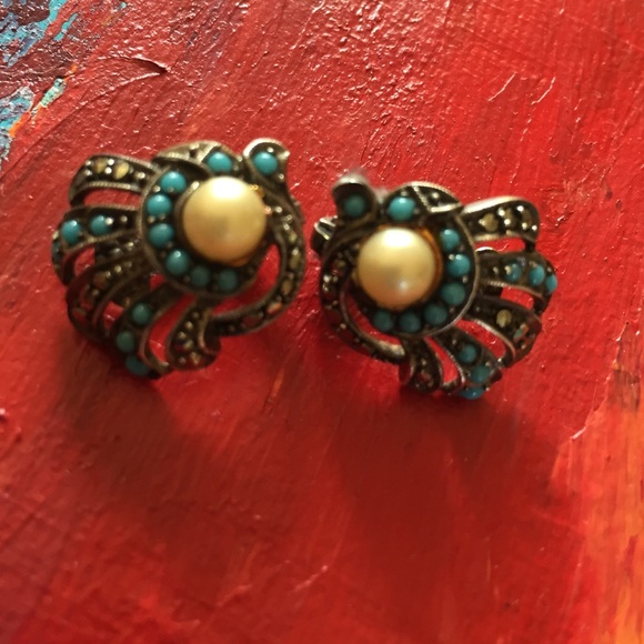 1940ies Vintage earclips