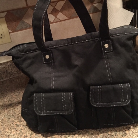 Black thirty one purse/tote/diaper bag