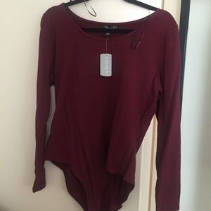 Forever 21+ Plus Classic Knit Bodysuit