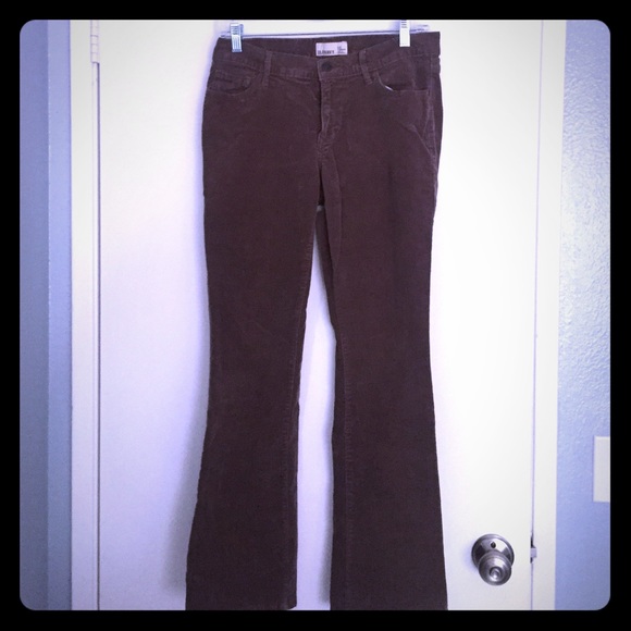 Old Navy Brown Stretch Bootcut Corduroy Pants