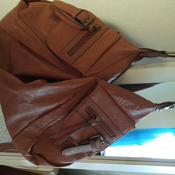 Oversize. Saddle bag purse