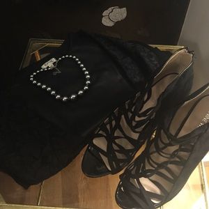Nine West Black Strappy Shoe