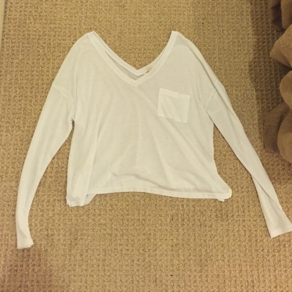Silence and Noise White Long Sleeve Shirt