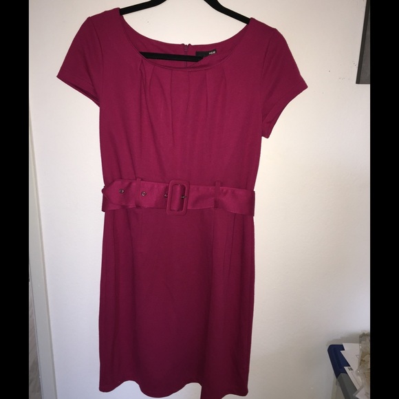 NWT H&M Belted Pink Dress