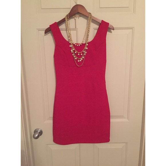 Hot little red dress