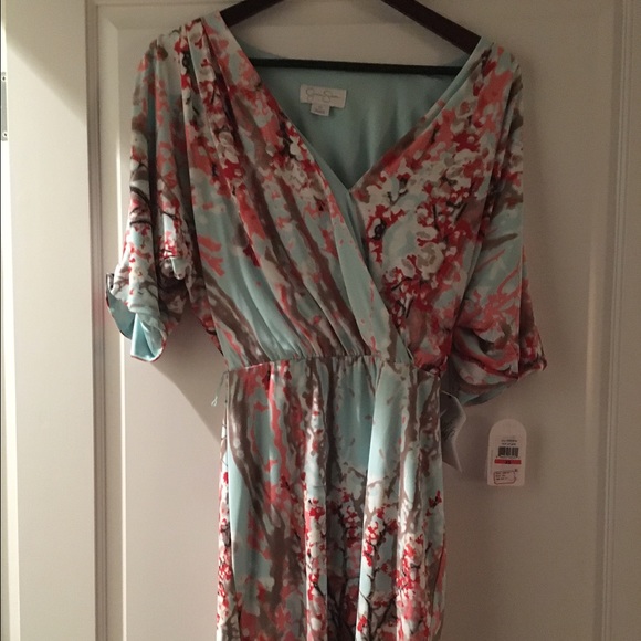 NWT XS Jessica Simpson Printed Dress
