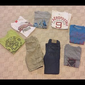 Boys 7/8 Medium Adidas Nike, Aerpostle lot