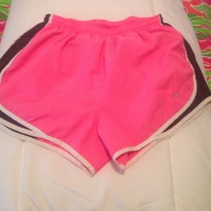 Pink nike shorts - size Large