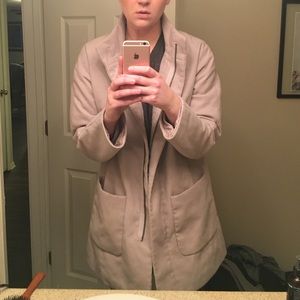 Old navy taupe cocoon coat