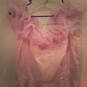 Beautiful light pink vintage gown.