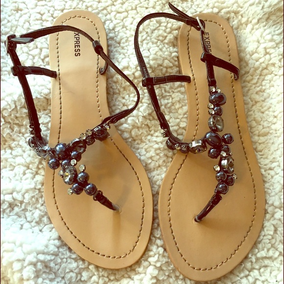 Express Beaded Sandals