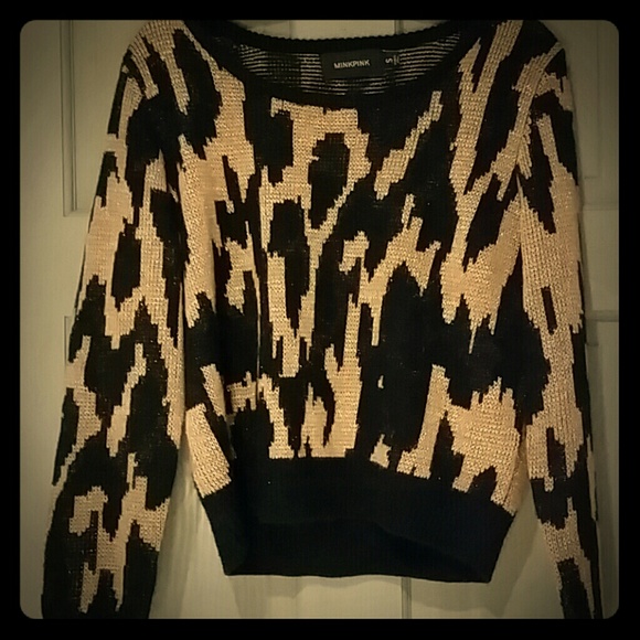 Minkpink Cropped Sweater