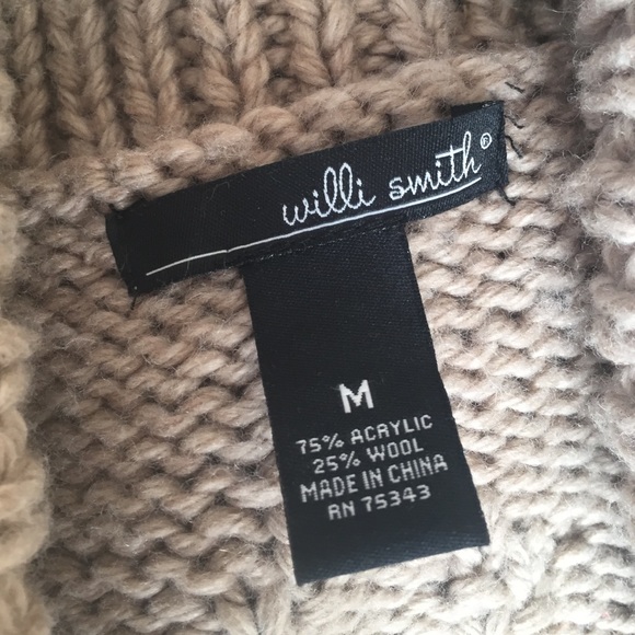 Cable knit wool/acrylic sweater - Picture 4 of 4