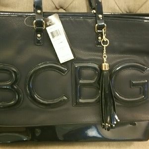 BCBG dark Navy Blue bag/Tote.