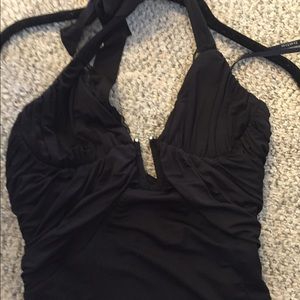 Bebe black knee length dress