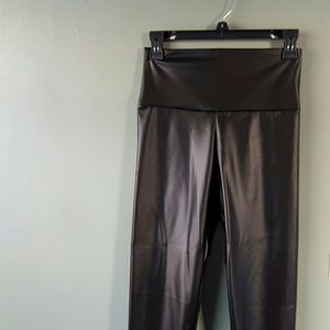Pleather high wasted pants