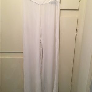 Wide leg summer trousers