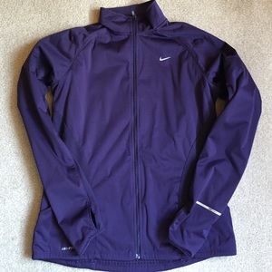 Nike purple running jacket