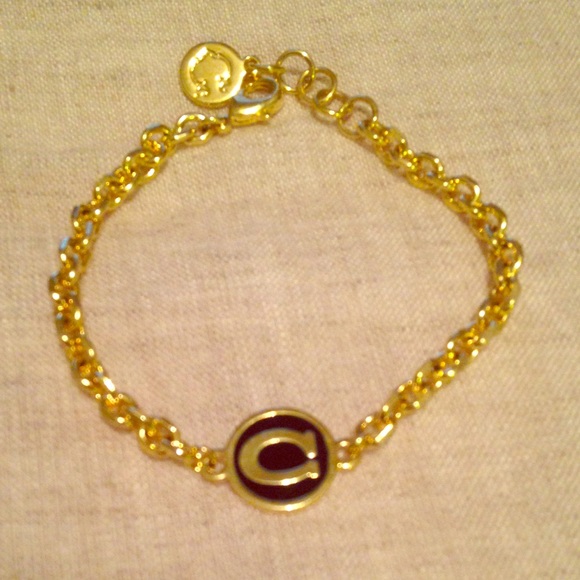 C Wonder initial charm bracelet