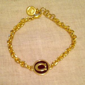 C Wonder initial charm bracelet