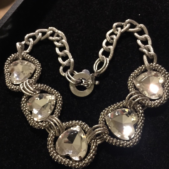 Silver heart necklace