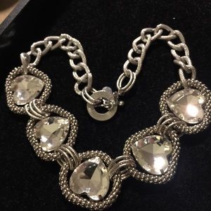 Silver heart necklace